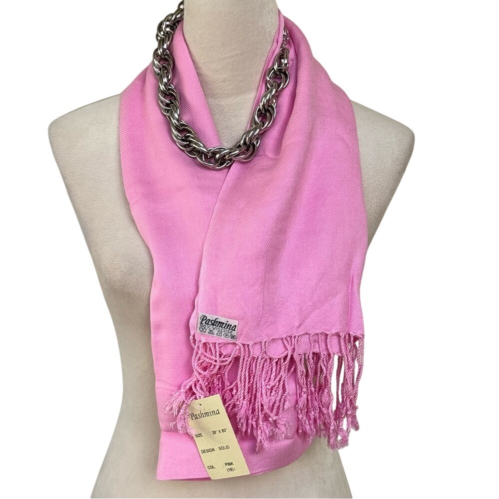 PASHMINA SHAWL/WRAP- Beautiful Pink Shawl/Wrap. Perfect for Cool Weather…‎